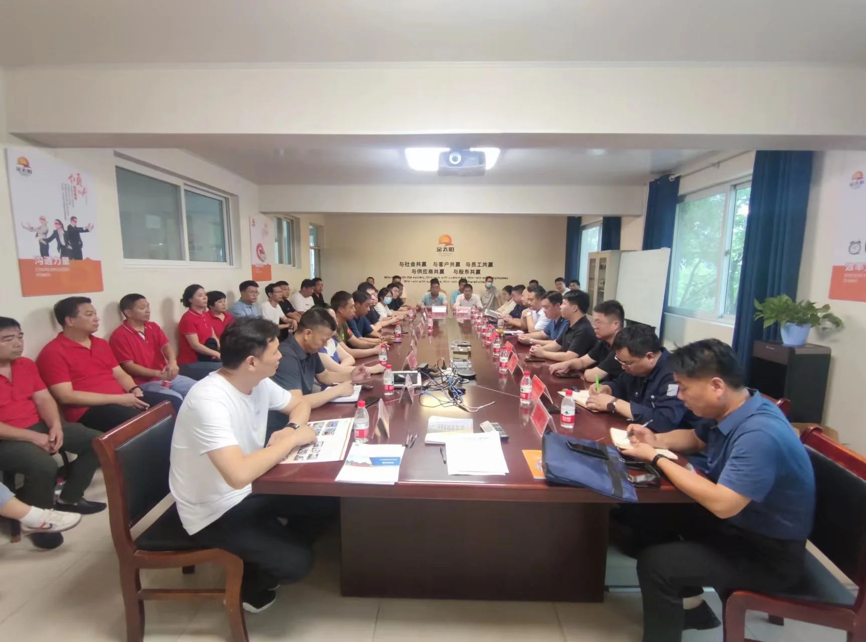 延津縣2023年工貿(mào)企業(yè)防汛應(yīng)急演練在我司舉行！